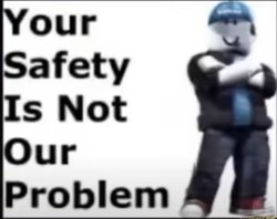 Your safety is nor roblox problem Meme Template