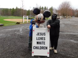 Disney-Jesus Loves White Children Meme Template