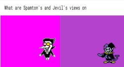 Spamton jevil views on stuff Meme Template