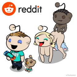 Redditard getting cucked Meme Template