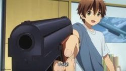 yuta with gun Meme Template