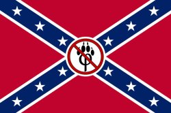 Anti furry rebel flag Meme Template