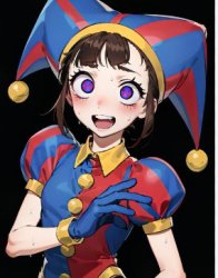 digital circus pommi anime girl Meme Template