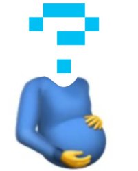 Mr.Mystery but pregnant Meme Template