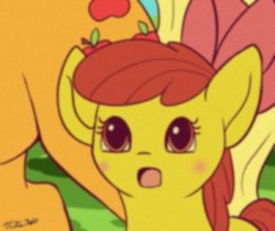 Surprised AppleBloom G1 Meme Template