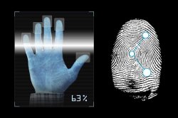 Biometrics hand scan and finger print Meme Template