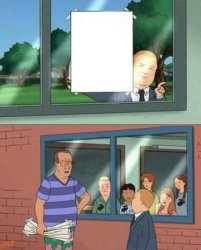 Bobby King of the Hill if these kids could read blank Meme Template