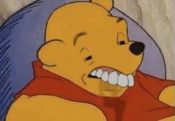 retarded pooh Meme Template