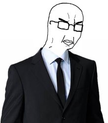 Slenderman chudjak Meme Template