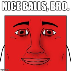 Nice balls, bro Meme Template