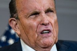 Rudy Giuliani Hair Dye Meme Template