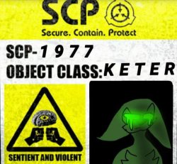 SCP-1977 Sign Meme Template