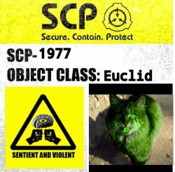 SCP-1977 Sign Meme Template