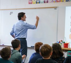 Trudeau Teacher Meme Template