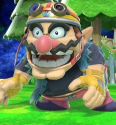 Shocked Wario Meme Template