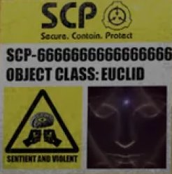 SCP-666666666666666666 Sign Meme Template