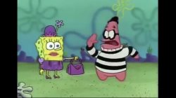 Spongebob robbery Meme Template