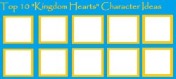 top 10 kingdom hearts characters ideas Meme Template