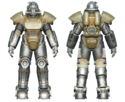 Fallout 4 T-51 Power Armor Front And Back Transparent Background Meme Template