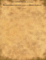 Blank Declaration of Independence. Meme Template