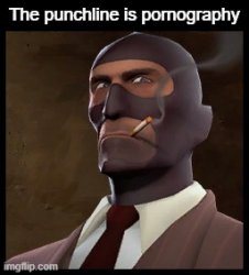 The Punchline is pornography (HD) Meme Template