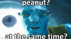 Peanut at the same time Meme Template