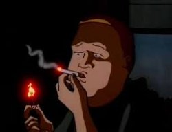 Bobby Hill Smoking Meme Template