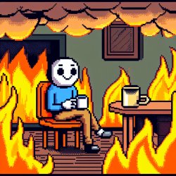this is fine.... or Meme Template