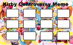 kirby controversy meme Meme Template