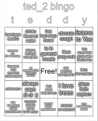 ted_2 bingo Meme Template