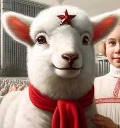 Mary's Little Soviet Lamb Meme Template