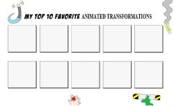 top 10 favorite animation transformations Meme Template