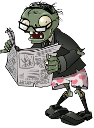 Newspaper Zombie Meme Template