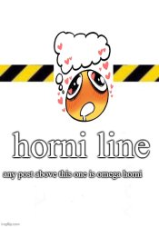 horni line Meme Template