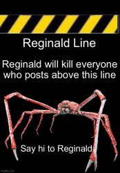 Reginald line Meme Template