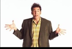 Kramer curb the curl Meme Template
