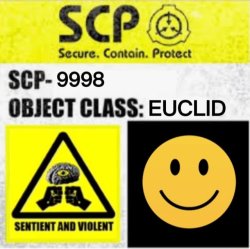SCP-9998 Sign Meme Template