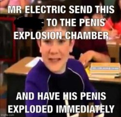 Mr electric Meme Template