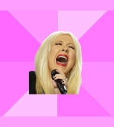 Wrong Lyrics Christina Aguilera [NoWM + Fix] Meme Template