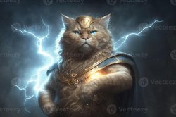 cat god Meme Template