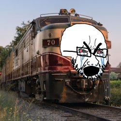 Train soyjak Meme Template