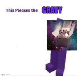 this pleases the gravy Meme Template