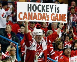Hockey Is Canada's Game Sign Guy Meme Template