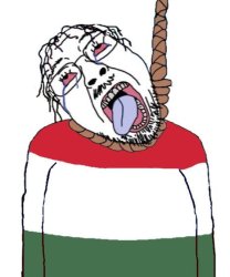 Wojak suicide (hungary) Meme Template