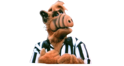 Alf Referee Transparent Background Meme Template