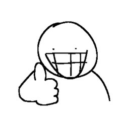 Doodle thumb up Meme Template