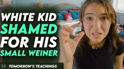 white kid shamed for his small weiner Meme Template
