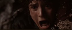Frodo screams "Gandalf" Meme Template