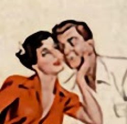 Retro couple Meme Template