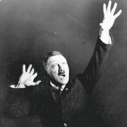 Hitler being mentally crazy Meme Template